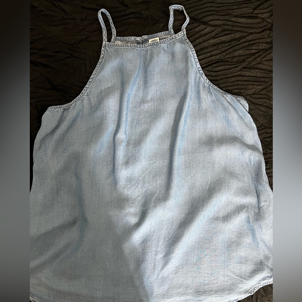 Denim sleeveless top by Old Navy